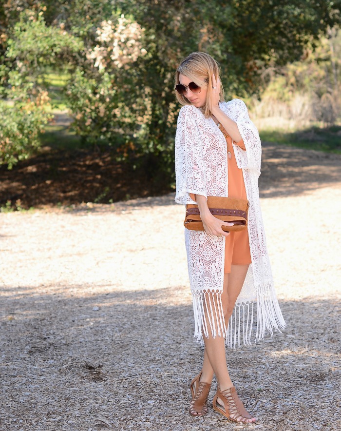 Boho Fringe Kimono