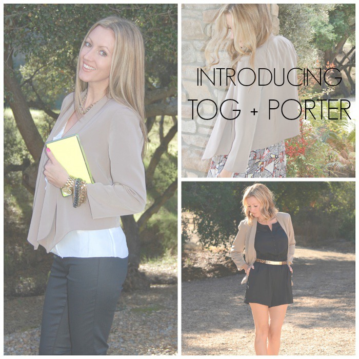 Tog & Porter Draped Blazer