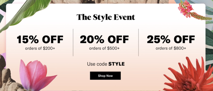 SHOPBOP The Style Event Sale